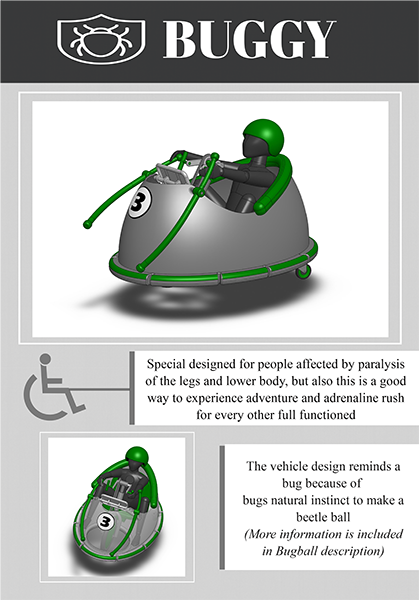 Pixelflow media 3D vizualizāciju galerijas Buggy